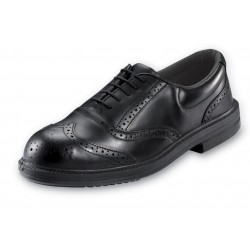 Black Safety Brogue With Steel Midsole Black Safety Brogue With Steel Midsole