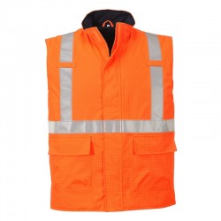 Bizflame Rain Hi-Vis Antistatic FR Bodywarmer Bizflame Rain Hi-Vis Antistatic FR Bodywarmer