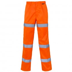 Hi Vis 3 Band Polycotton Trousers Hi Vis 3 Band Polycotton Trousers