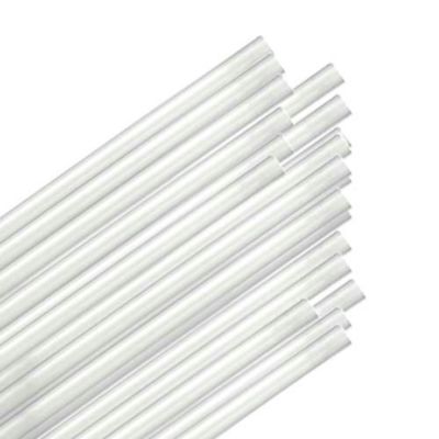 20 White Jumbo Straws (500)