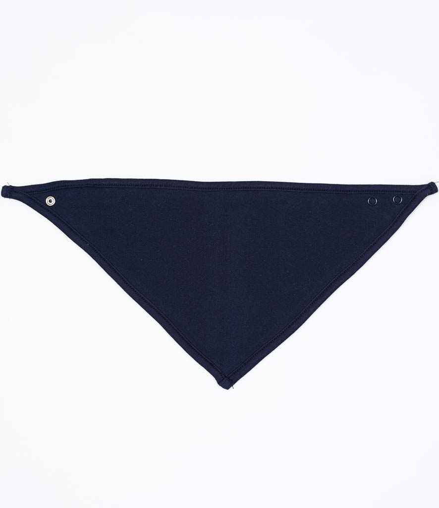[BZ23 WH/NV ONE] BabyBugz Bandana Bib (White/Navy)