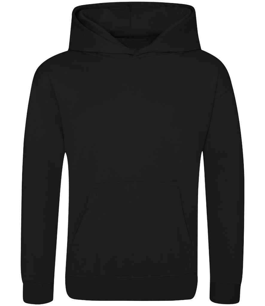 [JH006B JBK 3-4] AWDis Kids Sports Polyester Hoodie (Jet Black, 3-4)