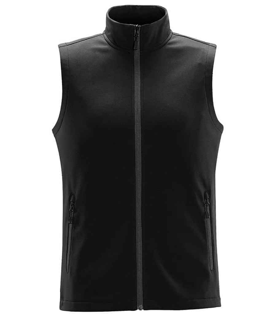 [KSV1 B/DLP S] Stormtech Orbiter Soft Shell Bodywarmer (Black/Dolphin, S)