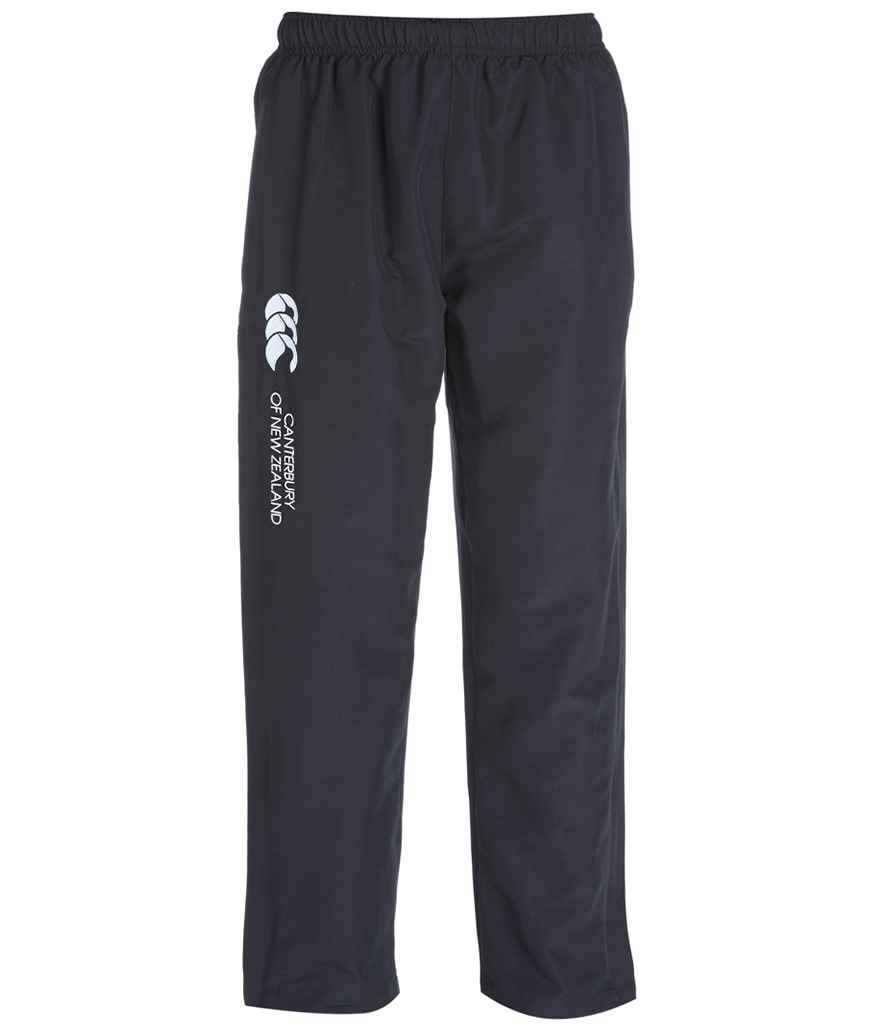 [CN250B BLK 6] Canterbury Kids Open Hem Stadium Pants (Black, 6)