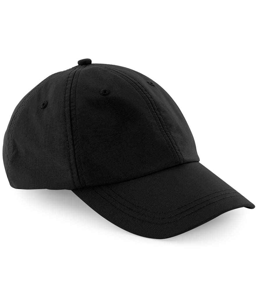 [BB187 BLK ONE] Beechfield Outdoor 6 Panel Cap (Black)