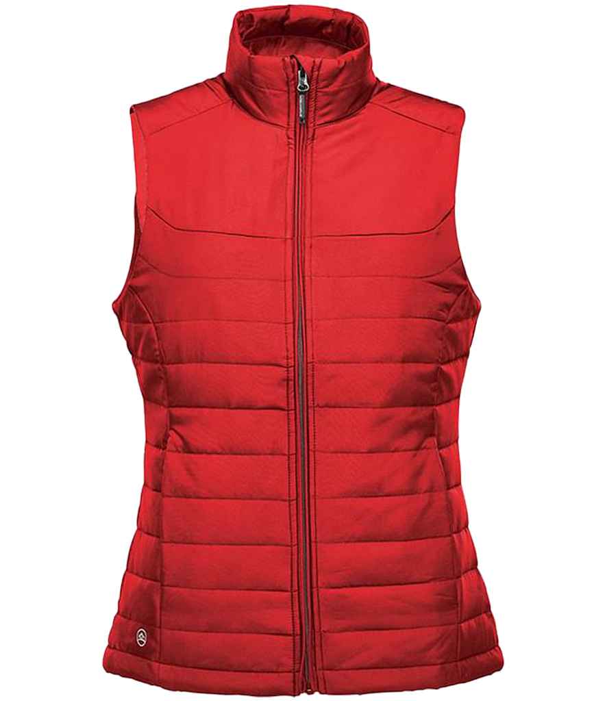 [KXV1W BRE XS] Stormtech Ladies Nautilus Quilted Bodywarmer (Bright Red, XS)