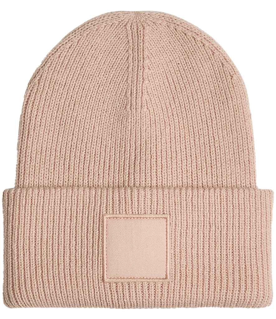 Beechfield Deep Cuff Tonal Patch Beanie