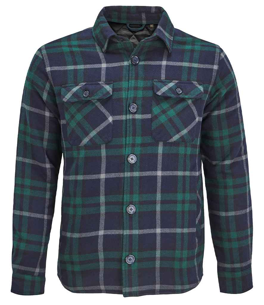 [03989 GMP 0] SOL'S Unisex Noah Padded Overshirt (Green Empire, 0)
