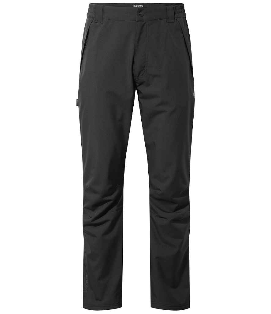 [CR241 BLK 30/R] Craghoppers Expert Kiwi Waterproof Trousers (Black, 30/R)