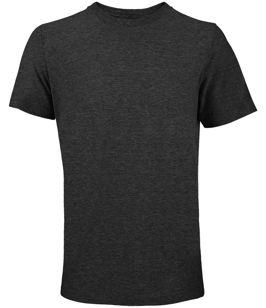 [04203 CHM XS] SOL'S Unisex Tuner T-Shirt (Charcoal Marl, XS)