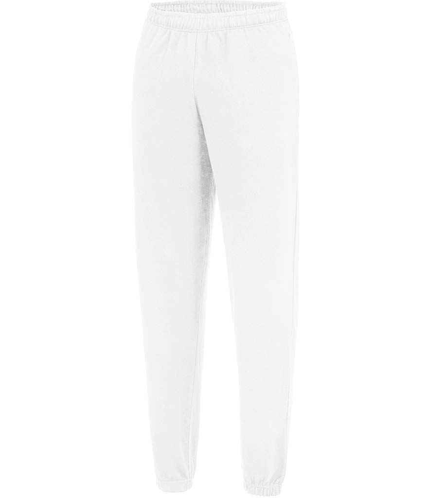 [JH072 ACW XS] AWDis College Cuffed Jog Pants (Arctic White, XS)