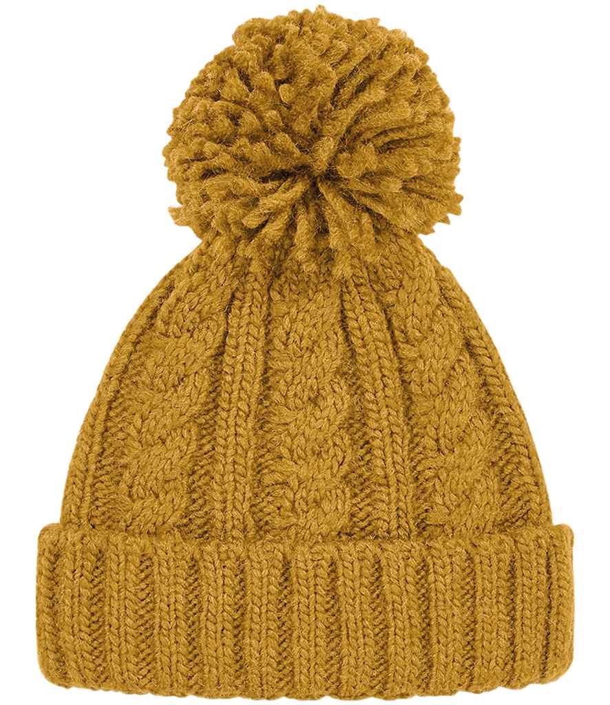 Beechfield Cable Knit Melange Beanie