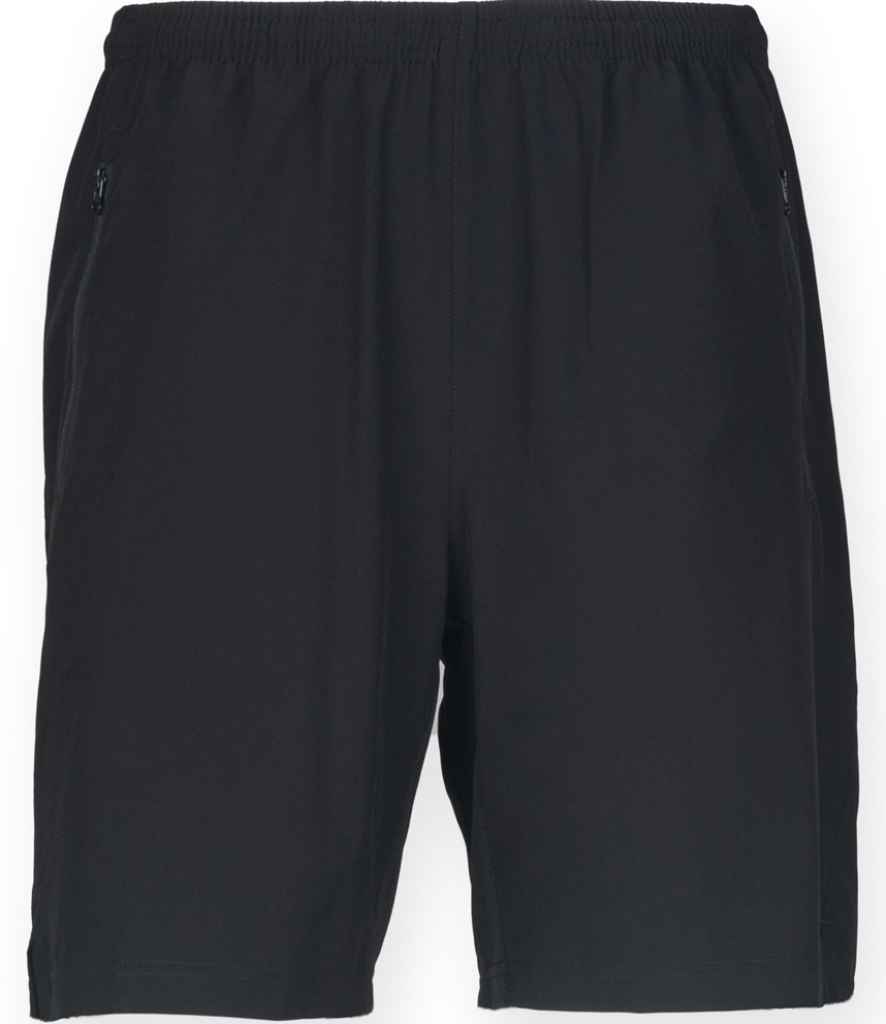 [LV817 BLK S] Finden + Hales Pro Stretch Sport Shorts (Black, S)