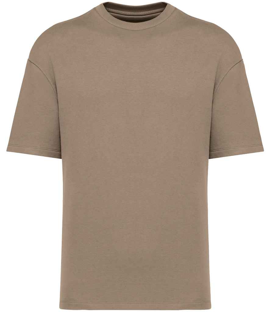 [NS308 WES XS] Native Spirit Unisex French Terry T-Shirt (Wet Sand, XS)