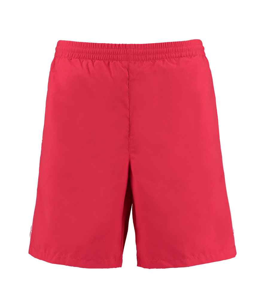 [K980 RD/WH XS] Kustom Kit Track Shorts (Red/White, XS)