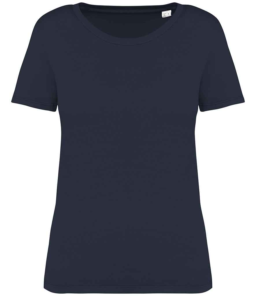 [NS316 WNV XS] Native Spirit Ladies Faded T-Shirt (Washed Navy, XS)