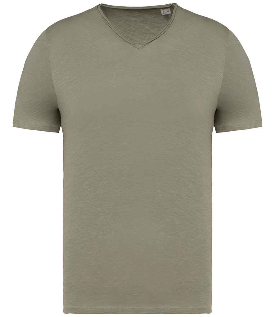 [NS318 ALG S] Native Spirit Raw Edged T-Shirt (Almond Green, S)