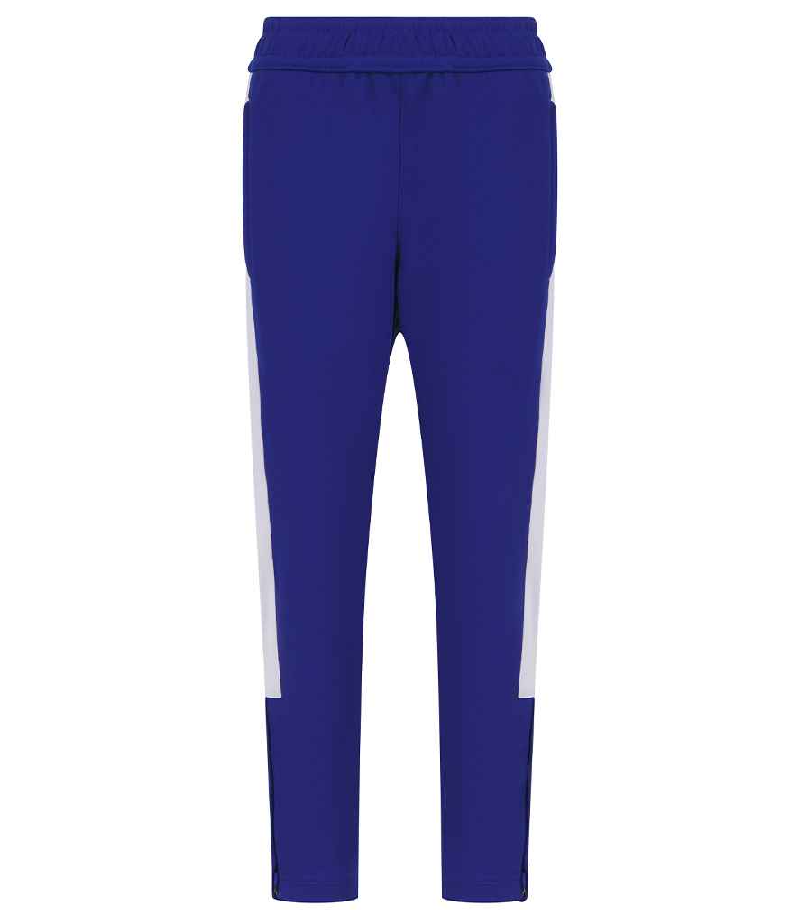 [LV883 RY/WH 3-4] Finden + Hales Kids Knitted Tracksuit Pants (Royal Blue/White, 3-4)