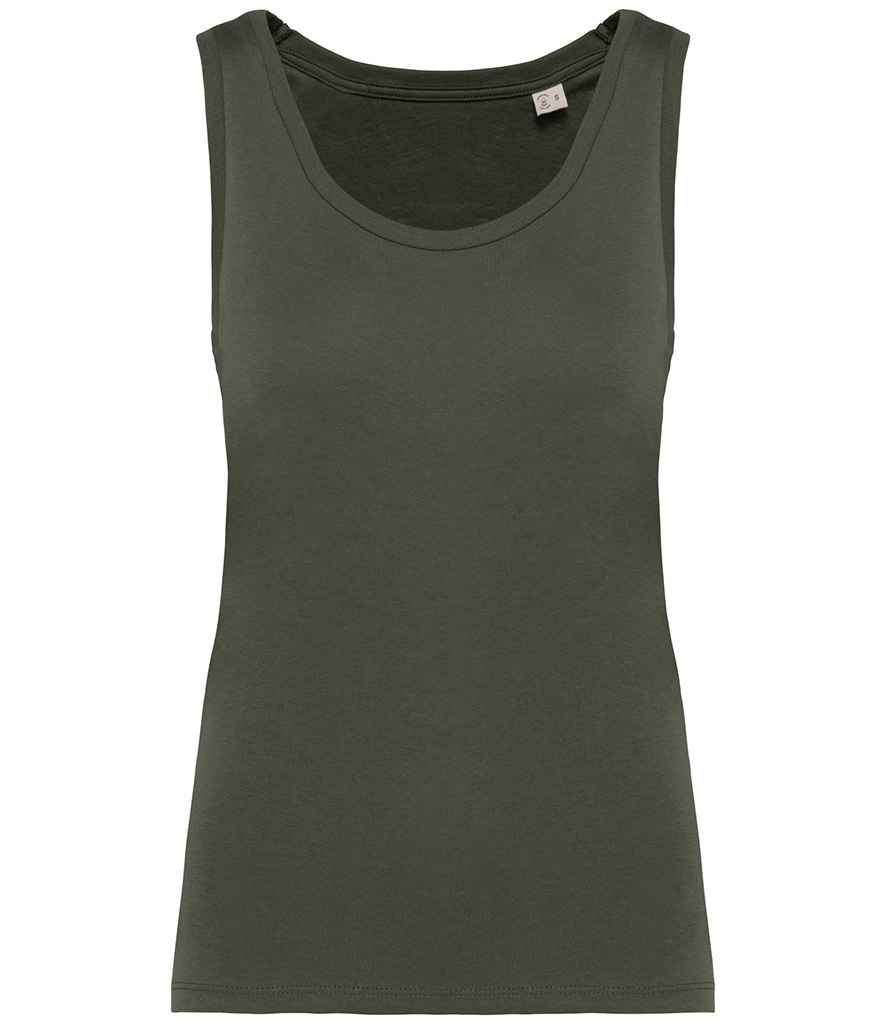 [NS341 ORK XS] Native Spirit Ladies Tank Top (Organic Khaki, XS)
