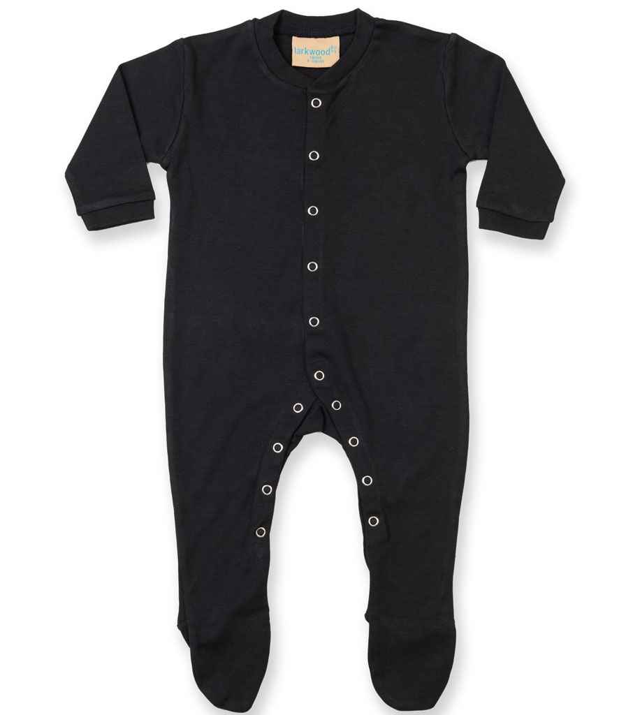 [LW50T BLK 0-6] Larkwood Baby Sleepsuit (Black, 0-6)