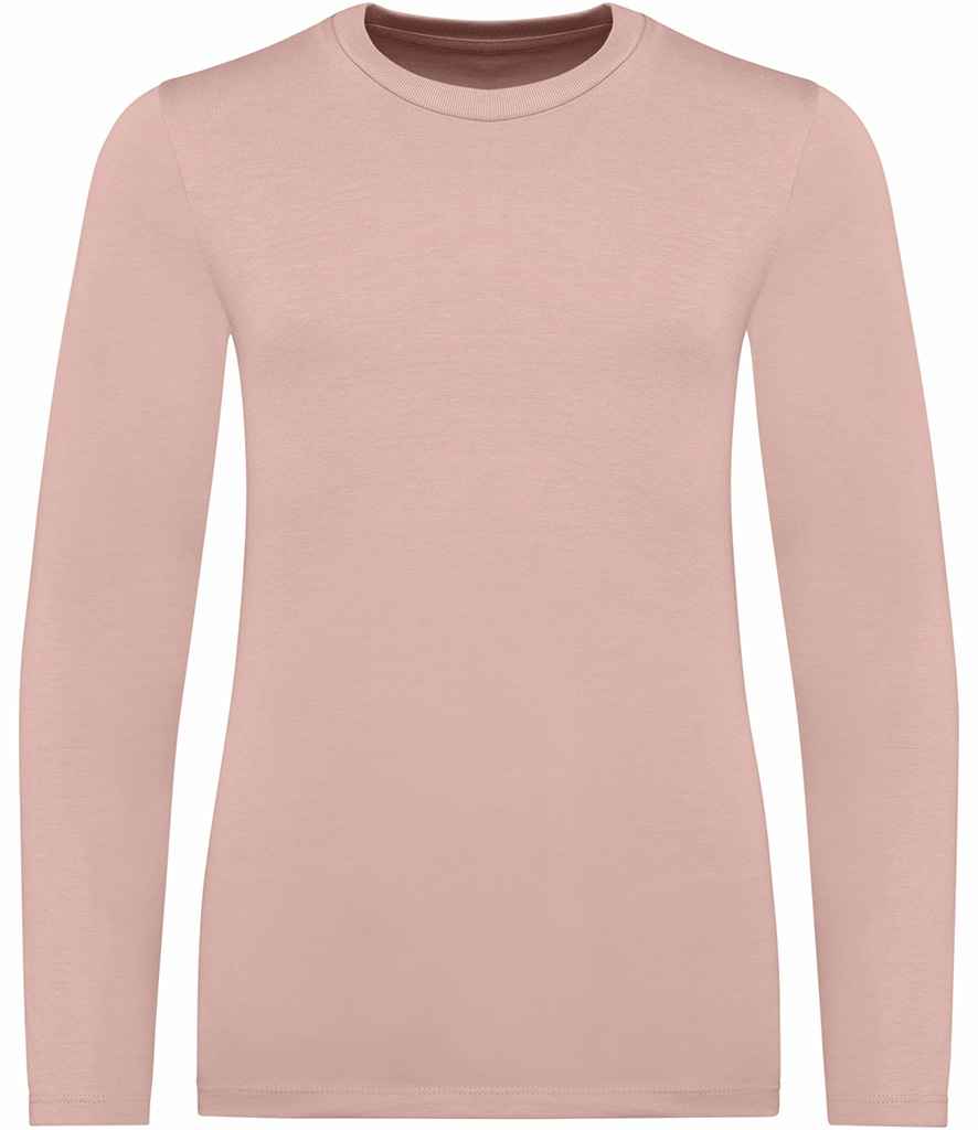 [NS346 PEL 4-6] Native Spirit Kids Long Sleeve T-Shirt (Petal Rose, 4-6)