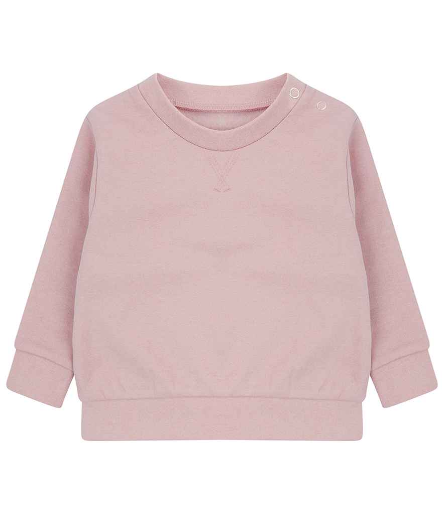 [LW800 SPK 0-6] Larkwood Kids Sustainable Sweatshirt (Soft Pink, 0-6)