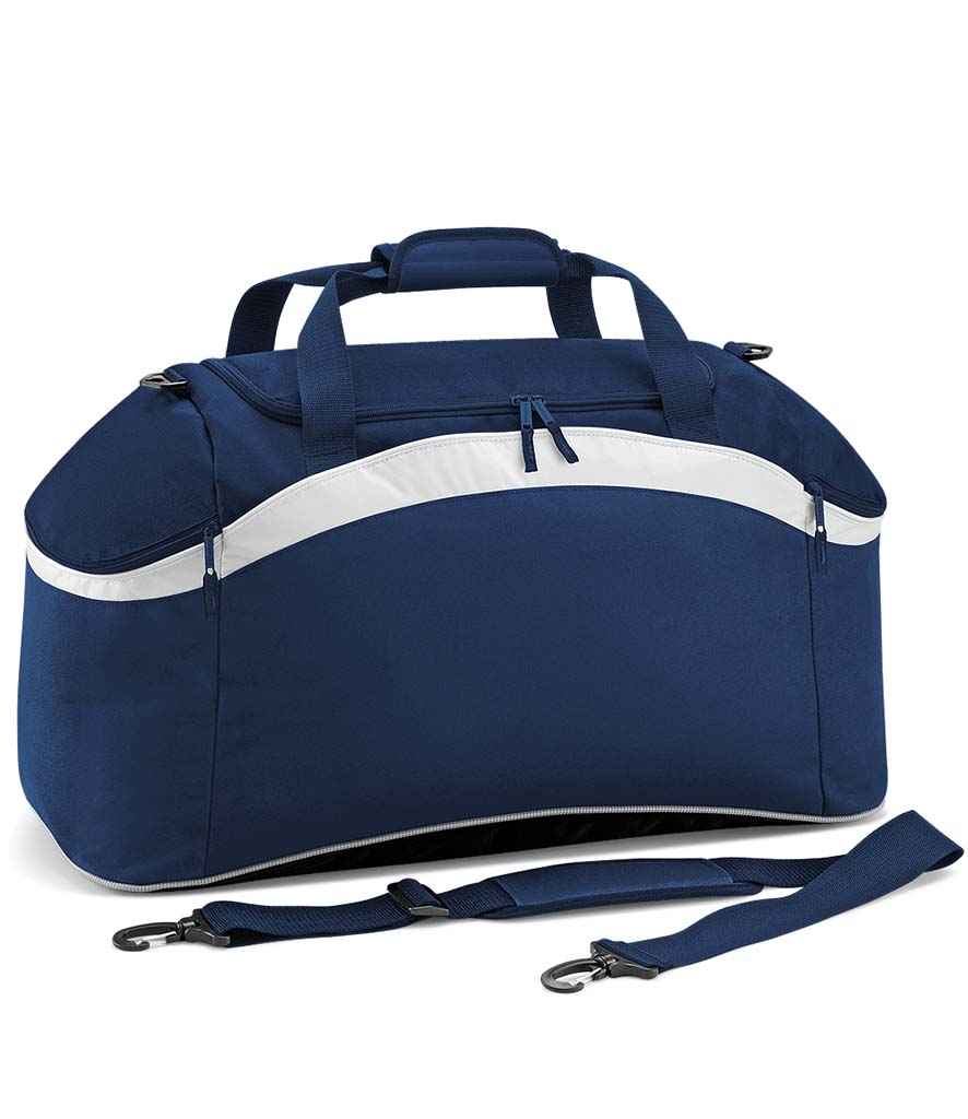 [BG572 FN/WH ONE] BagBase Teamwear Holdall (French Navy/White)
