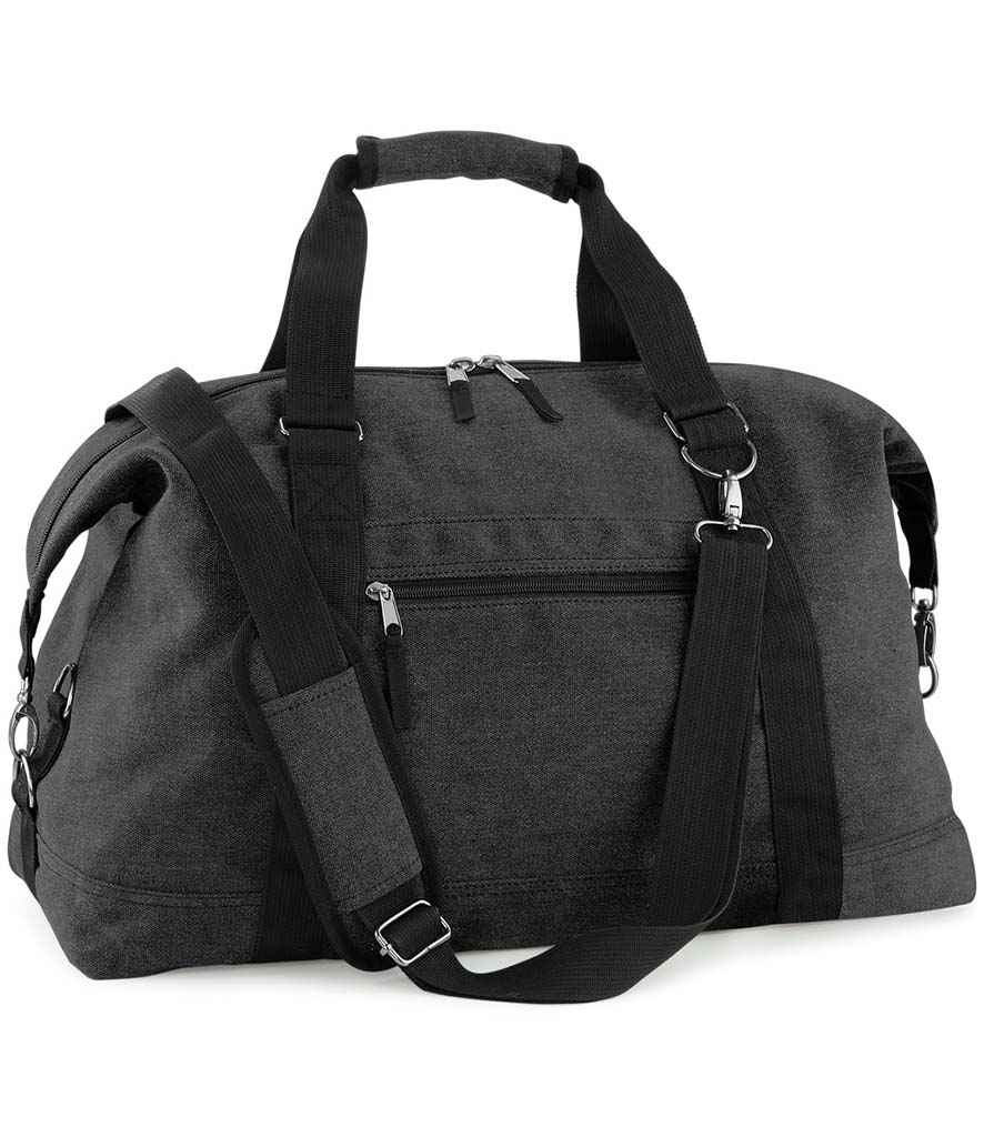 [BG650 VBK ONE] BagBase Vintage Canvas Weekender (Vintage Black)