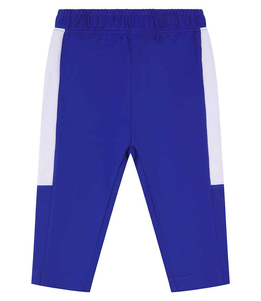 [LW830 RY/WH 0-6] Larkwood Baby/Toddler Tracksuit Bottoms (Royal Blue/White, 0-6)