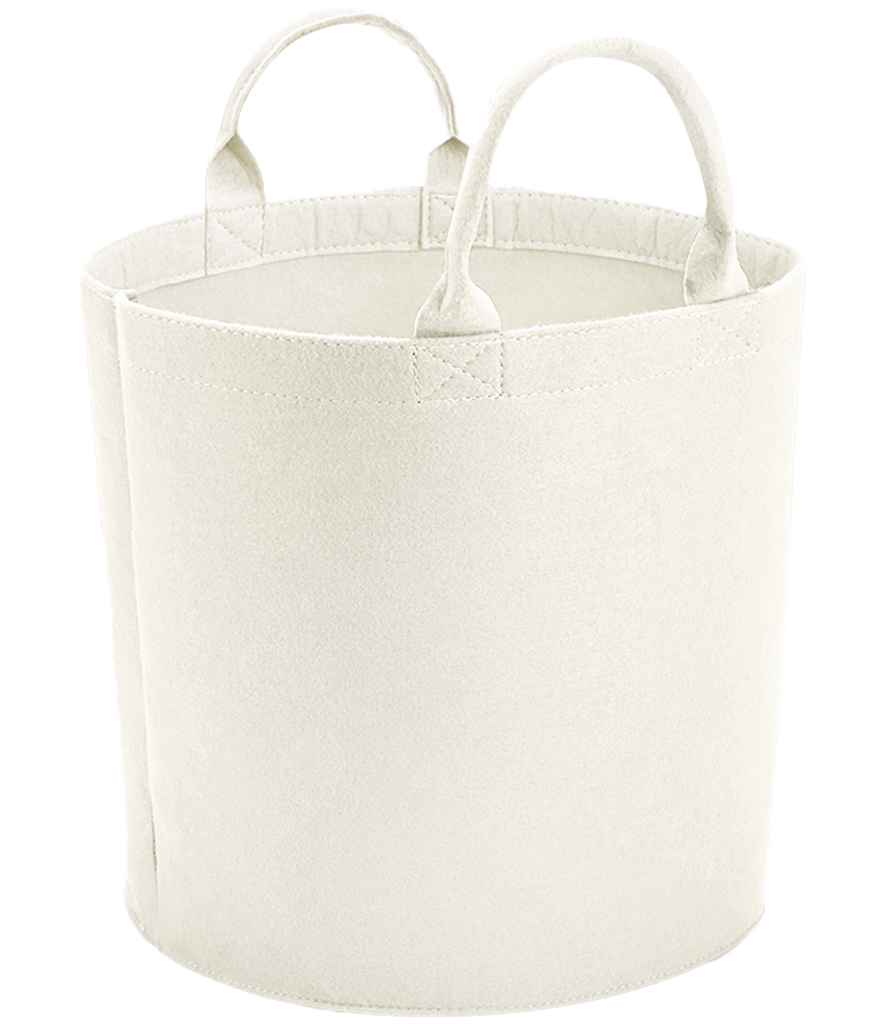[BG728 SFW S] BagBase Felt Trug (Soft White, S)