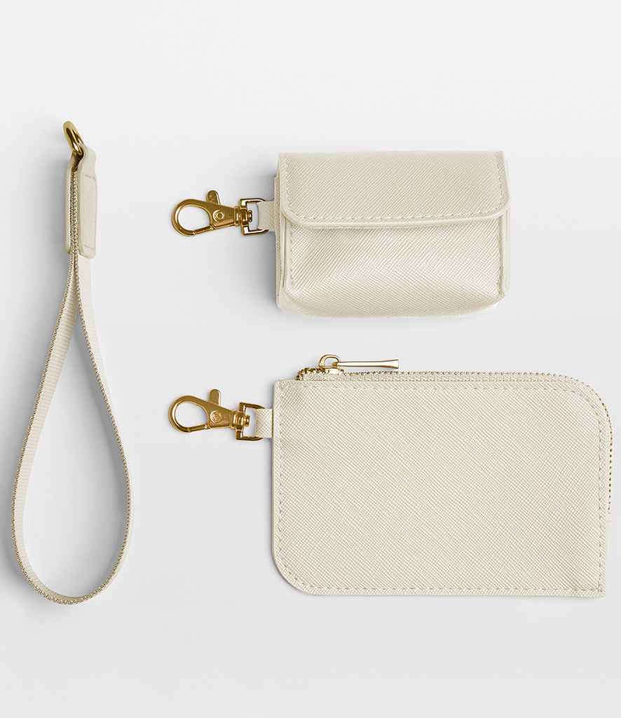 [BG748 OYS ONE] BagBase Boutique Pouch Wristlet (Oyster)
