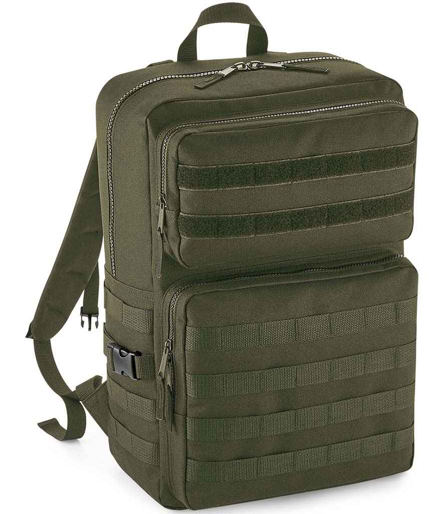 [BG848 MGR ONE] BagBase MOLLE Tactical Backpack (Military Green)
