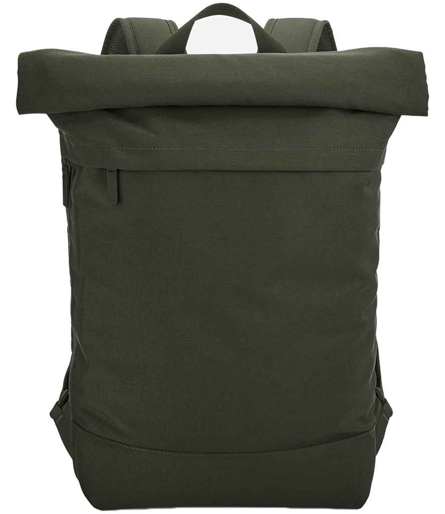 [BG870 PNG ONE] BagBase Simplicity Roll-Top Backpack (Pine Green)