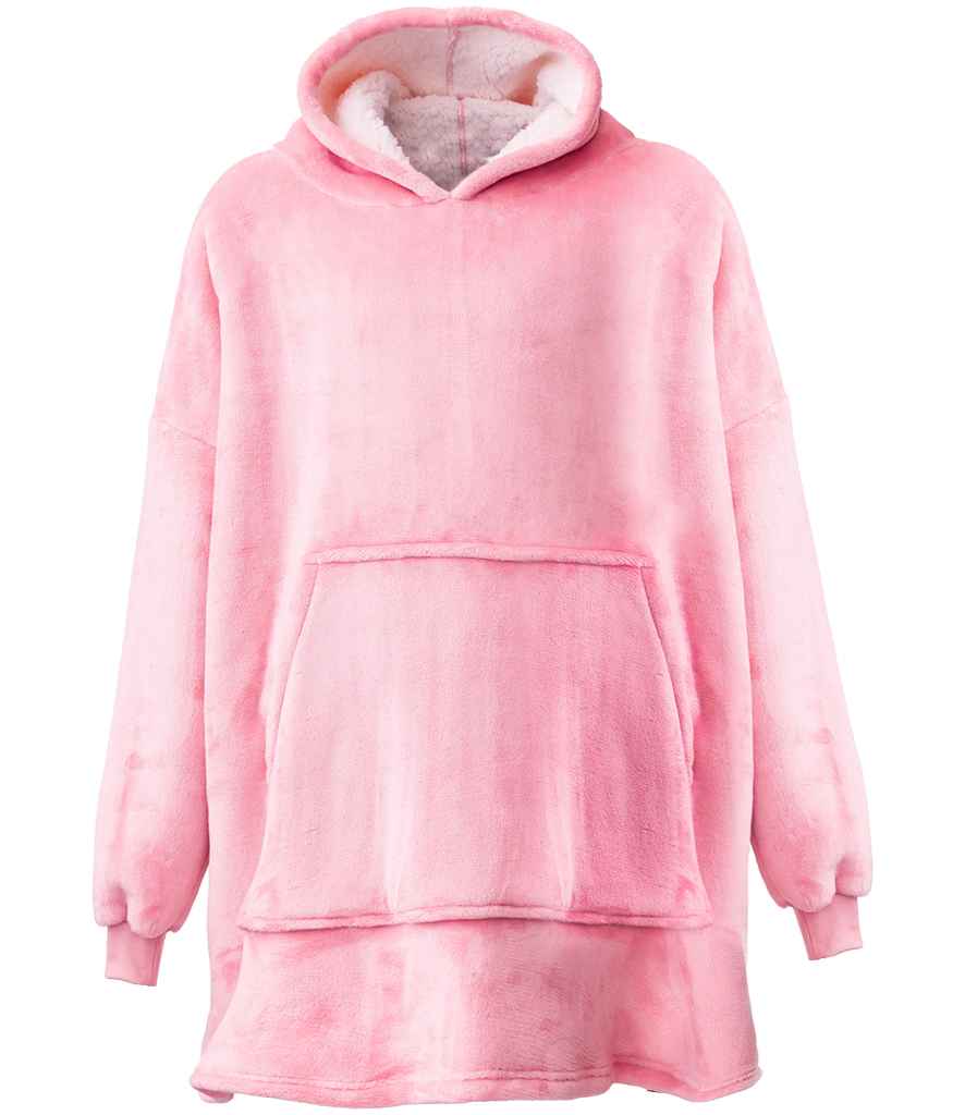 [BH100 BLP ONE] Brand Lab Oversized Hooded Blanket (Blush Pink)