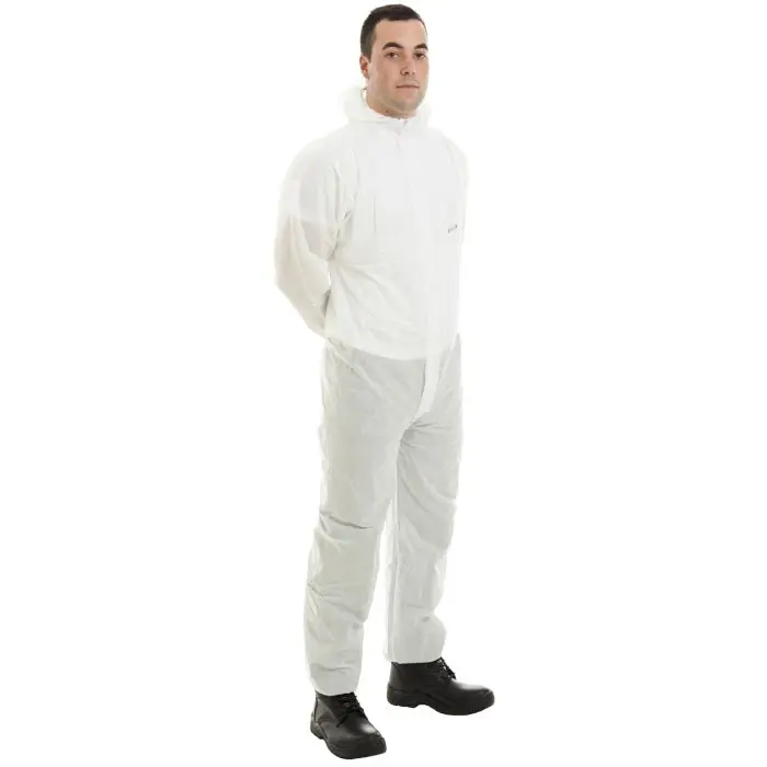 [W-DOCWM] SMS Supertex Type 5/6 Coverall, White (M)