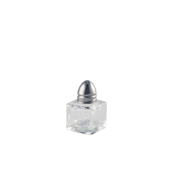 Individual Glass Salt Pot 30 x 30 x 50mm (Pack of 48)