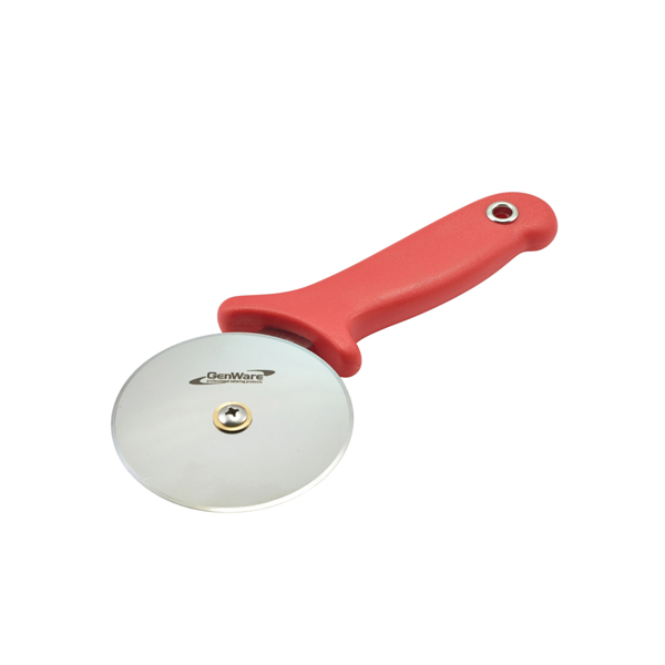 [BC-N05-996R] Genware Pizza Cutter Red Handle
