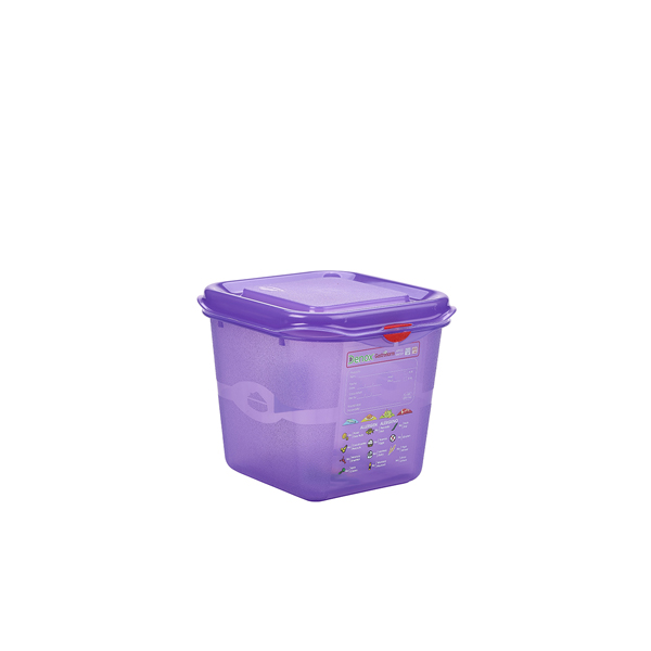 Allergen GN Storage Container 1/6 150mm Deep 2.6L (Pack of 12)