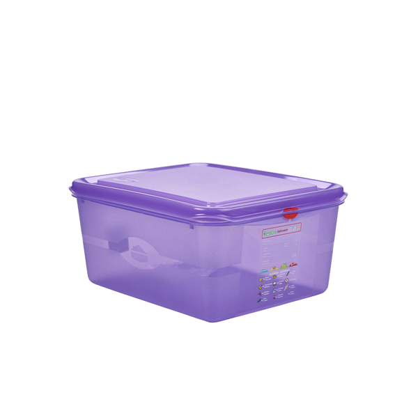 [BC-N12480AL] Allergen GN Storage Container 1/2 150mm Deep 10L (Pack of 6)