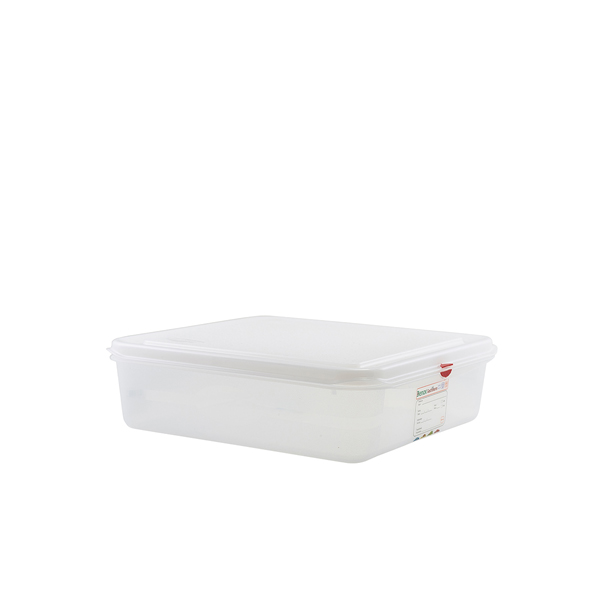 GN Storage Container 2/3 100mm Deep 9L (Pack of 6)