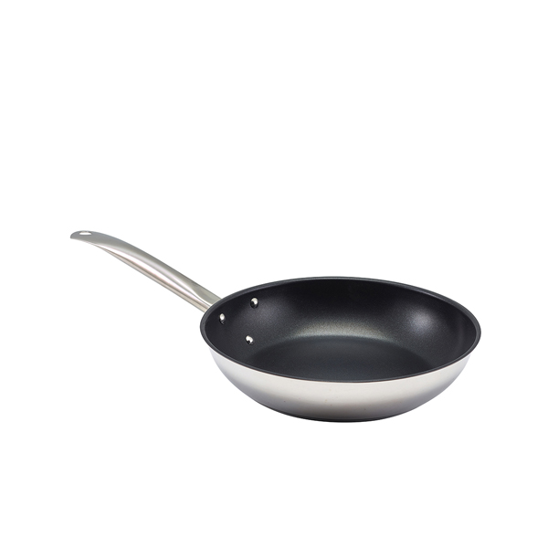 [BC-N1524-ENS] GenWare Economy Non Stick Stainless Steel Frying Pan 24cm