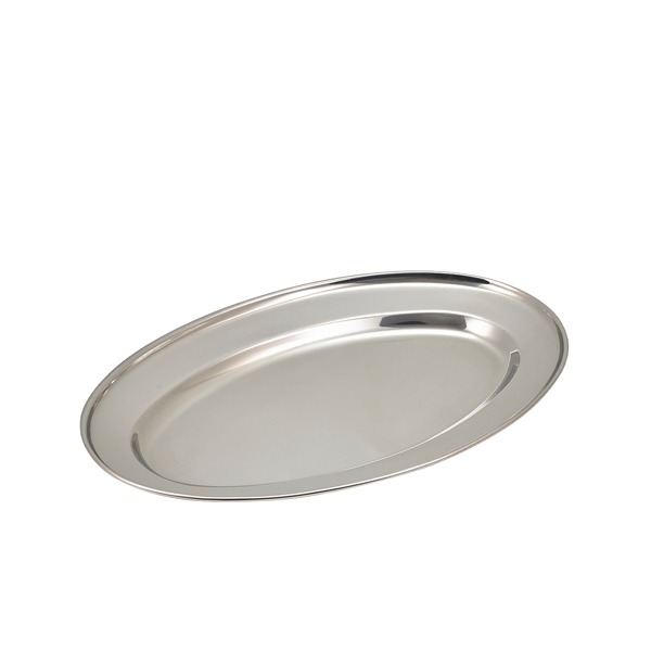 [BC-N1564] GenWare Stainless Steel Oval Flat 40.5cm/ 16"