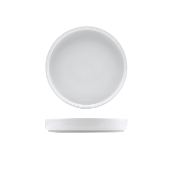 Genware Porcelain Presentation Plate 20cm/ 8" (Pack of 6)