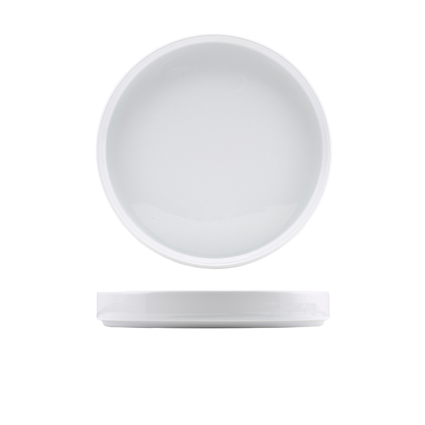 Genware Porcelain Presentation Plate 25cm/ 9.75" (Pack of 6)