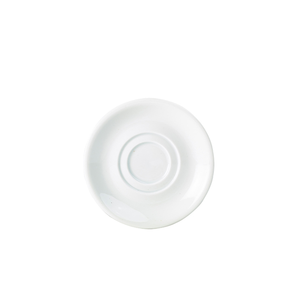 [BC-N162115] Genware Porcelain Double Well Saucer 15cm/ 6" (Pack of 6)