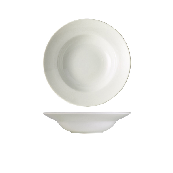 Genware Porcelain Pasta Dish 22cm/ 8.5" (Pack of 6)