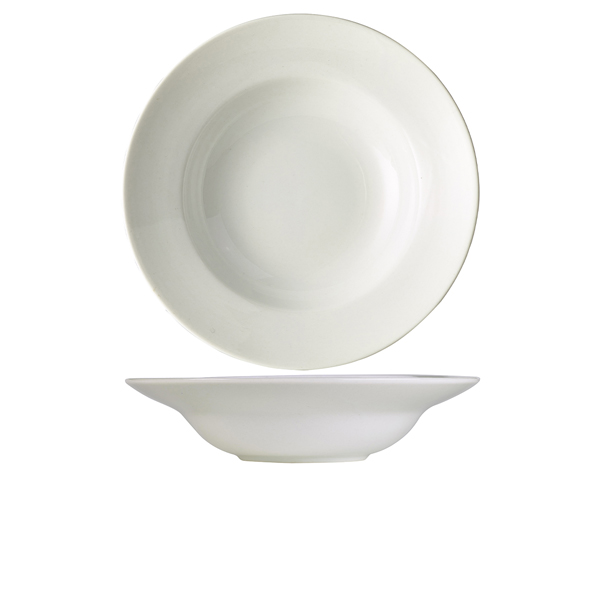[BC-N170630] Genware Porcelain Pasta Dish 30cm/ 12" (Pack of 6)