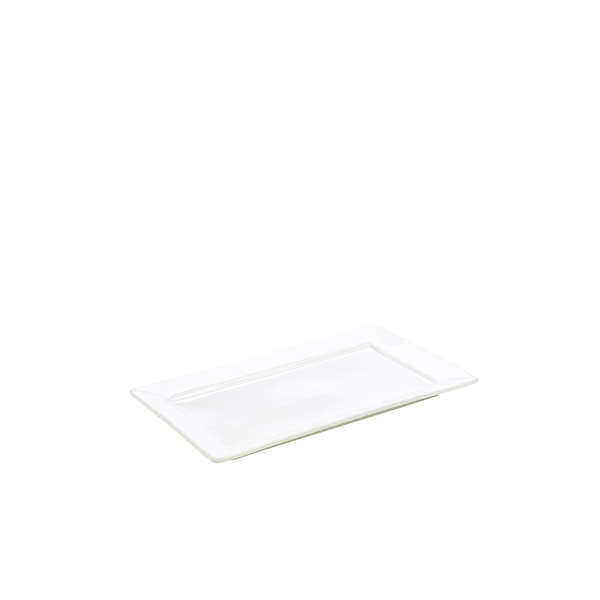 [BC-N180724] Genware Porcelain Rectangular Plate 24 x 17cm/ 9.5 x 6.75" (Pack of 6)