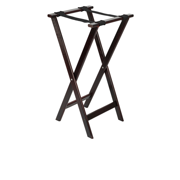 Mahogany Tray Stand 33"/ 840mm High 16.5"/ 420mm Wide