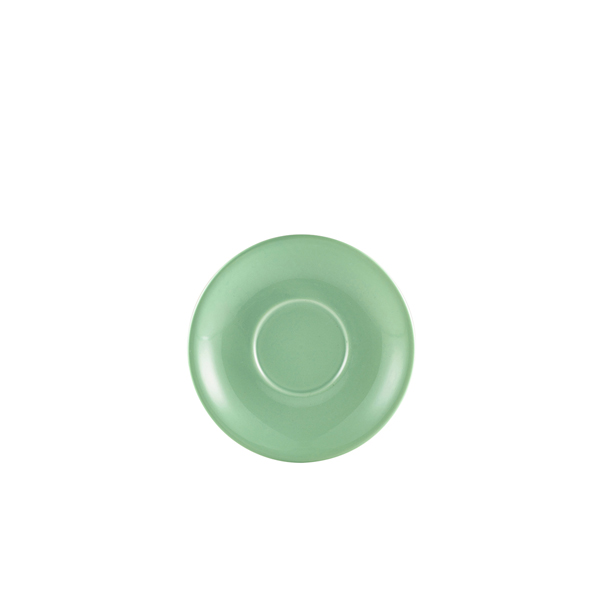 [BC-N182112GR] Genware Porcelain Green Saucer 12cm/ 4.75" (Pack of 6)